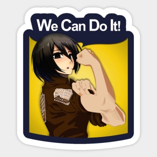 Mikasaup Sticker